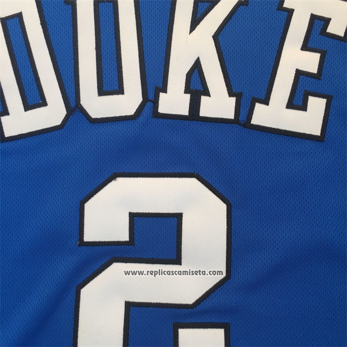 Camiseta NCAA Duke Blue Devils Cam Reddish Azul